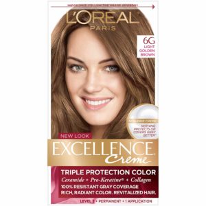 L'Oreal Excellence Triple Protection Color - Light Golden Brown 6G