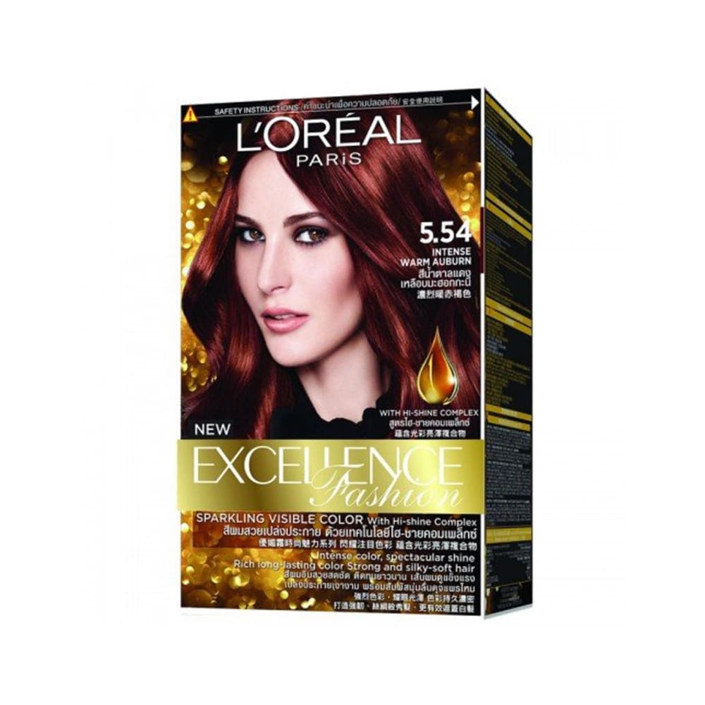 LOREAL PARIS EXCELLENCE FASHION HAIR COLOR 5.54 INTENSE WARM