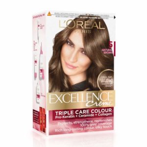 L'Oreal Paris Excellence Creme Hair Color-5 Natural Brown