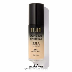 Milani Conceal Perfect 2 In 1 Foundation + Concealer - 01A Creamy Nude