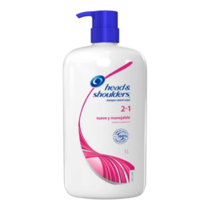 Head & Shoulders 2 en 1 Suave y Manejable Shampoo - (1L)