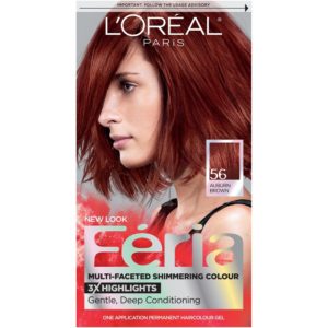 L'Oreal Paris Feria Multi-Faceted Shimmering Color - 56 Auburn Brown