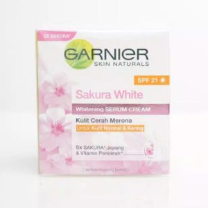 Garnier Sakura White Whitening Serum Cream SPF 21