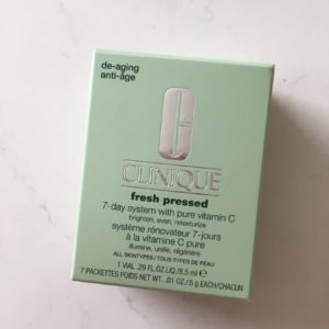 Clinique Fresh Pressed 7-day System with Vitamin C