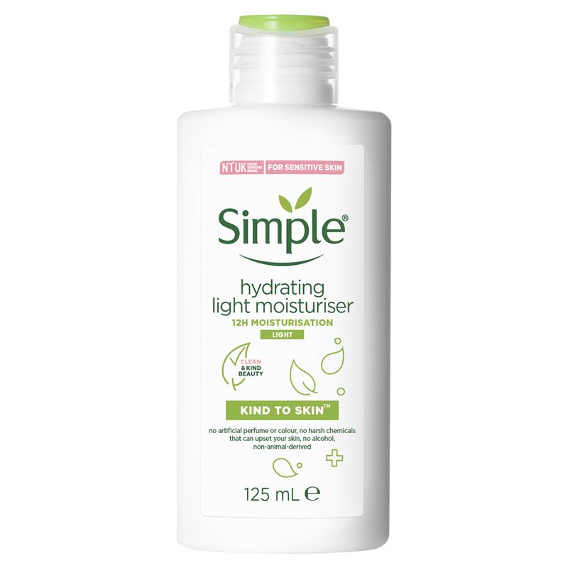 Simple Kind To Skin Light Moisturiser Hydrating 125ml