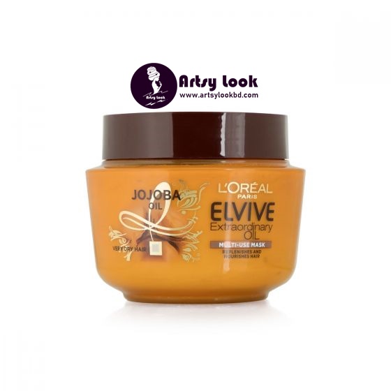 2 - l_oreal_elvive_extraordinary_oil_hair_mask_with_jojoba_oil_for_very_dry_hair_-_300ml