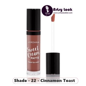 Jordana Sweet Cream Matte Liquid Lip Color - 22 - Cinnamon Toast