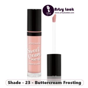Jordana Sweet Cream Matte Liquid Lip Color - 23 - Buttercream Frosting