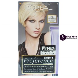 L'Oreal Paris Infinia Preference P01 - Ultra Light Metallic Silver Blonde
