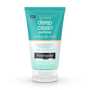 Neutrogena deep clean purifying cooling gel scrub