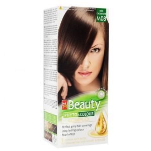 MM Beauty Phyto & Colour Complex Hair Color M08 Milk Chocolate 125g