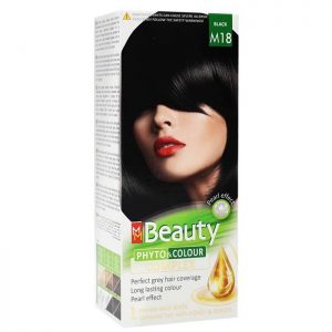 MM Beauty Phyto & Colour Complex Hair Color M18 Black 125g