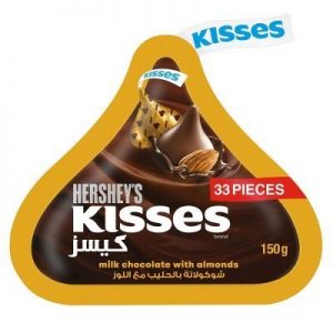 HERSHEY’S Kisses Milk Chocolate with Almonds