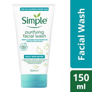Simple Daily Skin Detox Purifying Face Wash 150ml