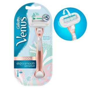 Gillette Venus Extra Smooth Sensitive Rose Gold Razor Set