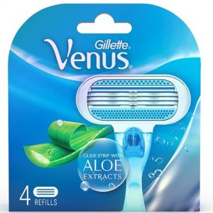 Gillette Venus Glide Strip with Aloe Extracts - 4 Refills