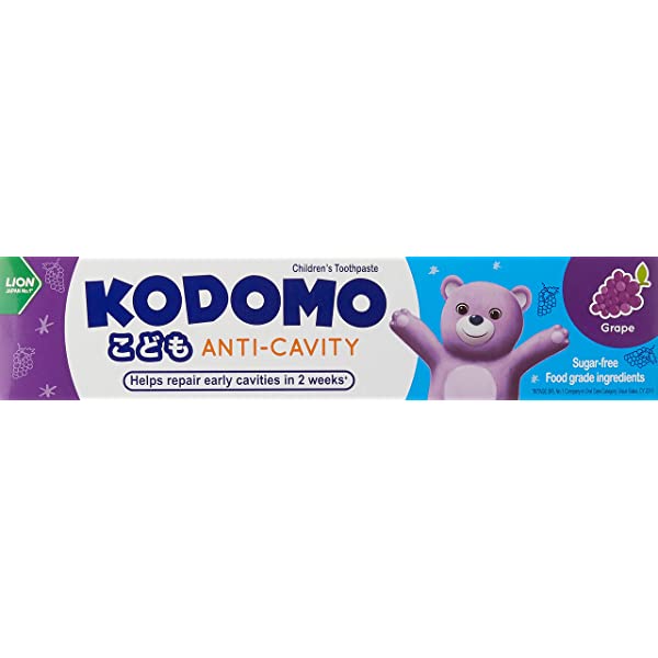 Kodomo Anti-Cavity Children's Toothpaste-Grape, 80 grams