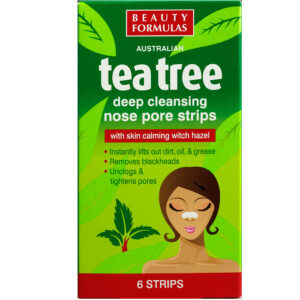 Beauty Formulas Tea Tree Deep Cleansing Nose Pore Strip 6pcs