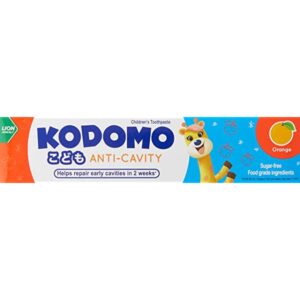 Kodomo Anti-Cavity Children's Toothpaste-Orange, 80 grams