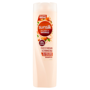 sunsilk Ricarica Naturale Shampoo Olio d'Argan & di Mandorle 400 mL