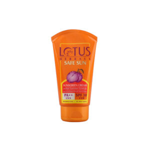 Lotus Herbals Safe Sun Sunscreen Cream  PA++ UVA SPF-30  50gm