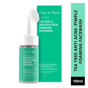 Zayn & Myza Tea Tree & Salicylic Acid Foaming Face Wash (Applicator)-Women (100ml)