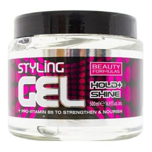 Beauty Formulas Styling Gel Hold & Shine -500ml