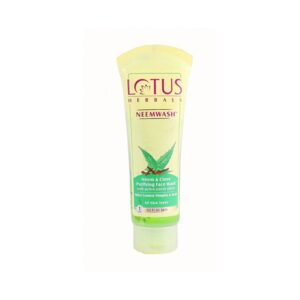 Lotus Herbals Neemwash Neem & Clove Ultra-Purifying Face Wash, 120gm