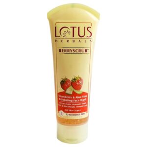 Lotus herbals berry scrub face wash -120g (Indian)