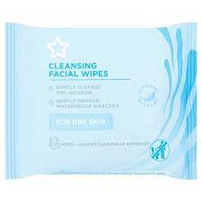 Superdrug Essential Facial Cleansing Wipes – Dry Skin