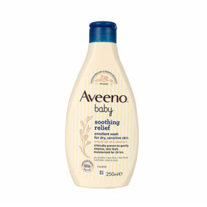 Aveeno Baby Soothing Relief Emollient Wash 250ml for Dry, Sensitive Skin