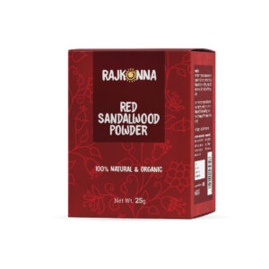 Rajkonna 100% Natural & Organic Red Sandalwood Powder