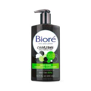 Biore Deep Pore Charcoal Cleanser (200ml)