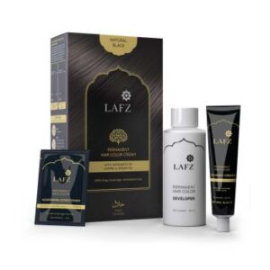 Lafz Permanent Hair Color Cream - Natural Black
