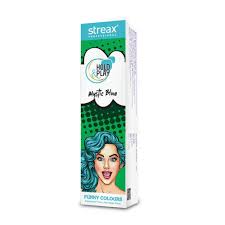 Streax Professional Hold and Play Funky Hair Colour – Mystic Blue