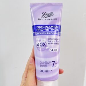 Boots Niacinamide Pro-Retinol Smooth Radiance Body Serum 200 ml