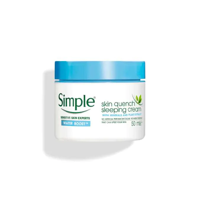 Simple-Water-Boost-Skin-Quench-Sleeping-Cream Simple Water Boost Skin Quench Sleeping Cream