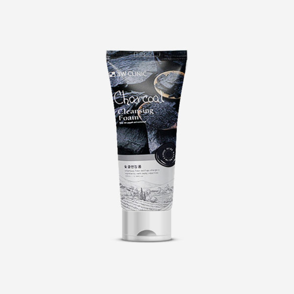 3w Clinic Charcoal Cleansing Foam 100ml 01