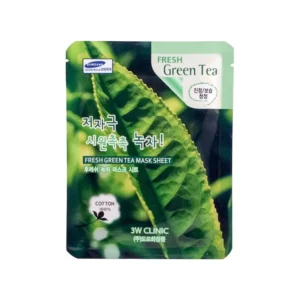 3w Clinic Fresh Green Tea Sheet Mask 768x768