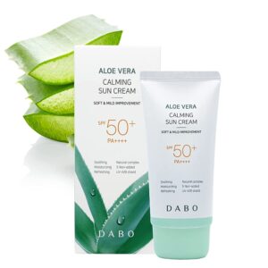 0001145 Dabo Aloe Vera Calming Sun Cream Spf50 Pa 70ml