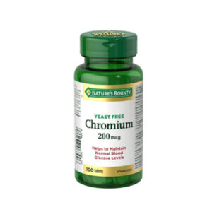 Natures Bounty Chromium Supplement 200mcg 100 Tablets