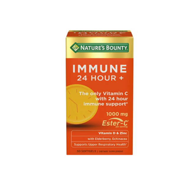 Natures-Bounty-Immune-24-Vitamin-C-D-Zinc-for-Immune-Support-1000-mg-50-Softgels Natures Bounty Immune 24 Vitamin C D Zinc For Immune Support 1000 Mg 50 Softgels
