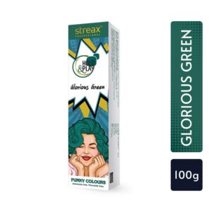 Streax Pro Hold Amp Play Funky Colour 100gm Glorious Green