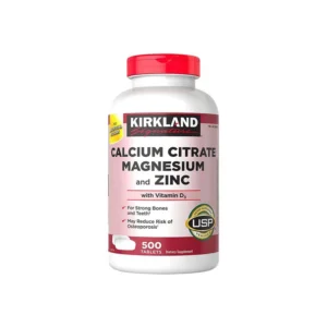 0004179 Kirkland Signature Calcium Citrate Magnesium And Zinc With Vitamin D3 500 Tablets