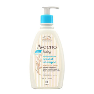 Aveeno Baby Daily Moisture Wash Shampoo 354ml 4