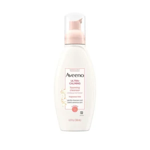 Aveeno Ultra Calming Foaming Cleanser Makeup Remover 180ml 1.jpg