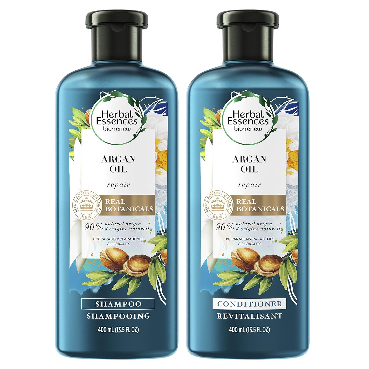 Herbal Essences Argan Oil Of Morocco Shampoo And Conditioner Set For Very Dry Rough Hair, 400 ml Herbal Essences Argan Oil Of Morocco Shampoo And Conditioner Set For Very Dry Rough Hair, 400 Ml