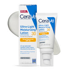 Cerave ultra-light moisturizing lotion with sunscreen50 ml