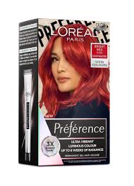 L'Oreal Preference Vivids Permanent Hair Colour 8.624 Bright Red