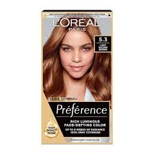Loreal Paris Preference Hair Color - 5.3 Light Golden Brown